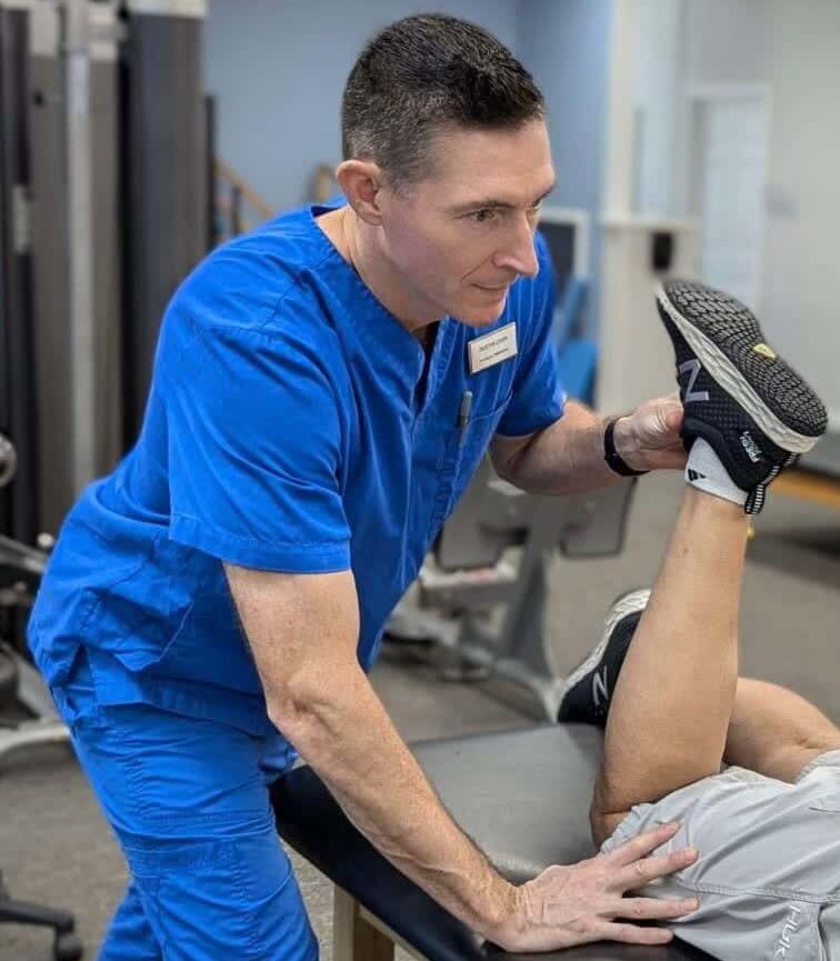 A women having a physiotherapy